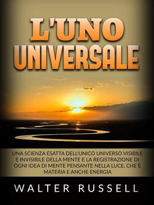 cover image of L'uno Universale (Tradotto)